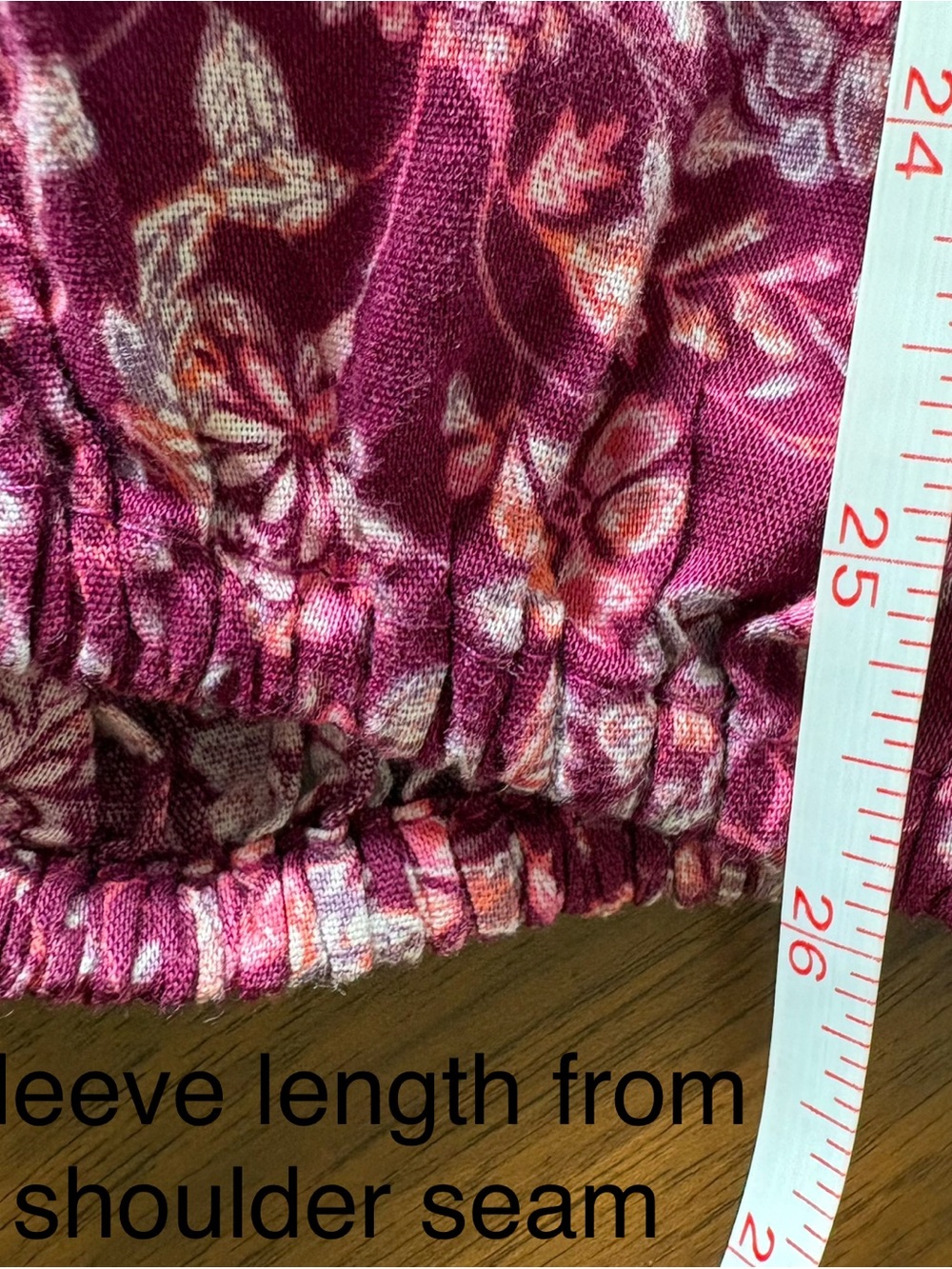 Old Navy Berry Floral Cottagecore Babydoll Dress Boho Long Sleeve Lightweight - Picture 8 of 15